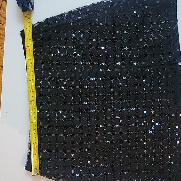 Lulu's Black Sequin Mini Skirt EUC - Picture 6 of 7